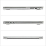 MacBook Pro 16 M5/M4/M3/M2/M1 (2026-2021) Tech-Protect Softshell Case - Transparent