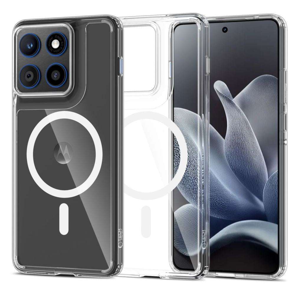 Motorola Edge 70 Tech-Protect FlexAir Hybrid Case - MagSafe Compatible - Transparent