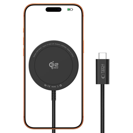 Wireless MagSafe Charger Tech-Protect A54 25W - Black