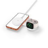 Wireless 2-in-1 MagSafe Charger Tech-Protect A55 25W - White