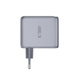 3-i-1 Wall Charger 100W w. 1x USB-A and 2x USB-C Tech-Protect PowerVision NC100W-GaN - Grey