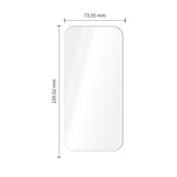 iPhone 18 Pro Max Tech-Protect Easy Set+ 3-in-1 Protection Set with Tempered Glass Screen Protector & Camera Lens Protector - Transparent