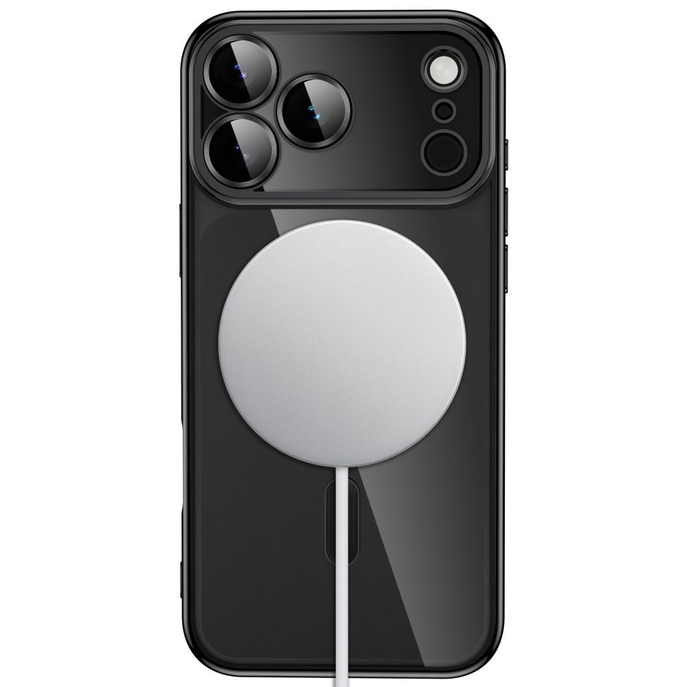 iPhone 18 Pro Max / 17 Pro Max Tech-Protect MagFlex Case - MagSafe Compatible - Black / Transparent