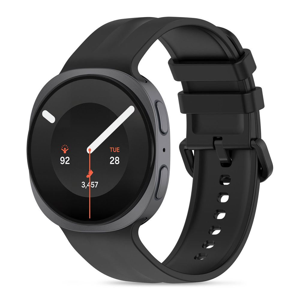 Samsung Galaxy Watch 8 / 9 / Classic (40 / 44 / 46mm) Tech-Protect Silicone Evo Watch Band - Black