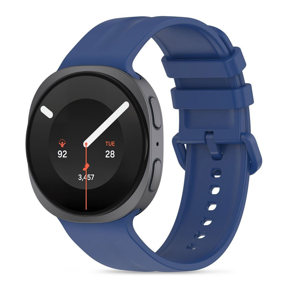 Samsung Galaxy Watch 8 / 9 / Classic (40 / 44 / 46mm) Tech-Protect Silicone Evo Watch Band - Dark Blue