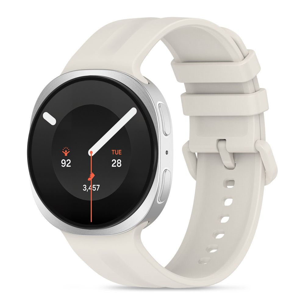 Samsung Galaxy Watch 8 / 9 / Classic (40 / 44 / 46mm) Tech-Protect Silicone Evo Watch Band - Beige