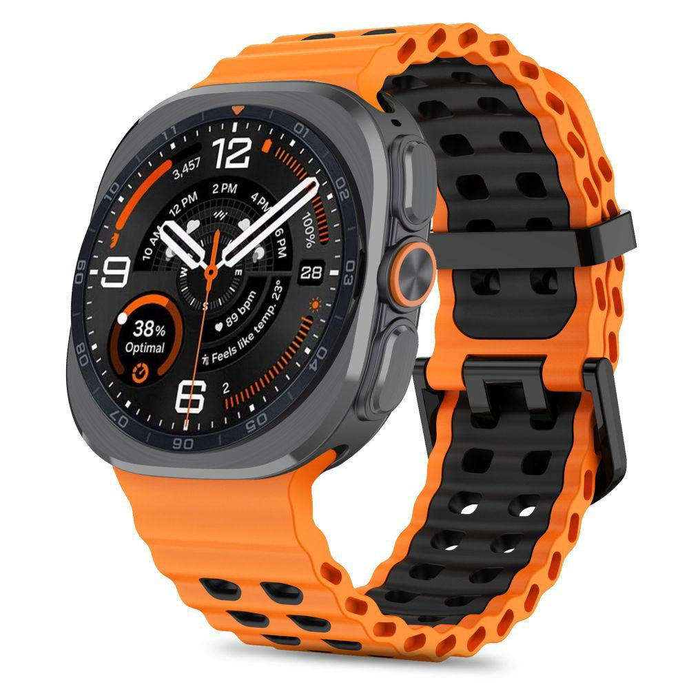 Samsung Galaxy Watch Ultra 2 / Ultra (47mm) Tech-Protect IconBand Pro Watch Band - Orange / Black