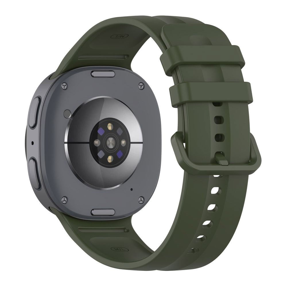 Samsung Galaxy Watch 8 / 9 / Classic (40 / 44 / 46mm) Tech-Protect Silicone Evo Watch Band - Dark Green