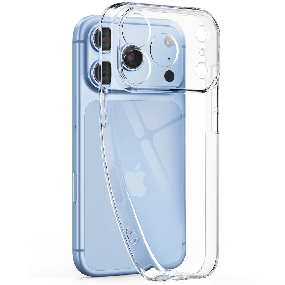 iPhone 18 Pro / 17 Pro Tech-Protect FlexAir Case with 2 Pcs. Screen Protectors - MagSafe Compatible - Transparent
