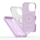 iPhone 17 Tech-Protect Silicone Case - MagSafe Compatible - Purple
