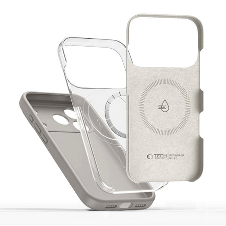 iPhone 17 Pro Tech-Protect Silicone Case - MagSafe Compatible - Grey