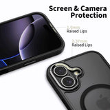 iPhone 17 Tech-Protect MagEdge Hybrid Case - MagSafe Compatible - Matte Black