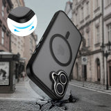 iPhone 17 Tech-Protect MagEdge Hybrid Case - MagSafe Compatible - Matte Black