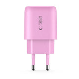 Tech-Protect NCA20 Wall Charger with 20W - 1 x USB-A & 1 x USB-C - Pink
