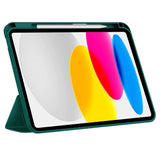 iPad 11" (2025) / 10.9" (2024 / 2022) Tech-Protect Canvas Flip Case with Pen Holder - Green