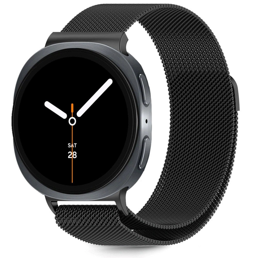 Tech-Protect Samsung Galaxy Watch 8 / 8 Classic (40 / 44 / 46mm) Milanse Stainless Steel Strap - Sort