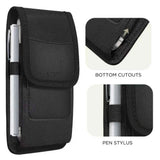 Tech-Protect Universal Nylon Phone Pouch - Dimensions (17.7 x 9.1 x 2.4 cm) - Black