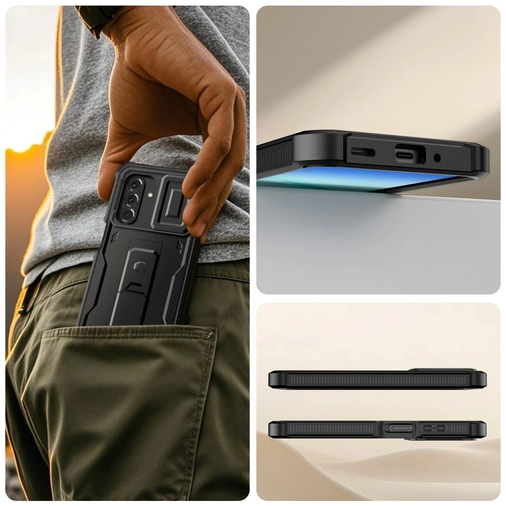 Samsung Galaxy A17 (5G) Tech-Protect Kevlar Cam+ Case with Screen Protector - Black