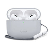 Apple AirPods Pro (3. Gen) Tech-Protect Silicone Case with Strap - Grey