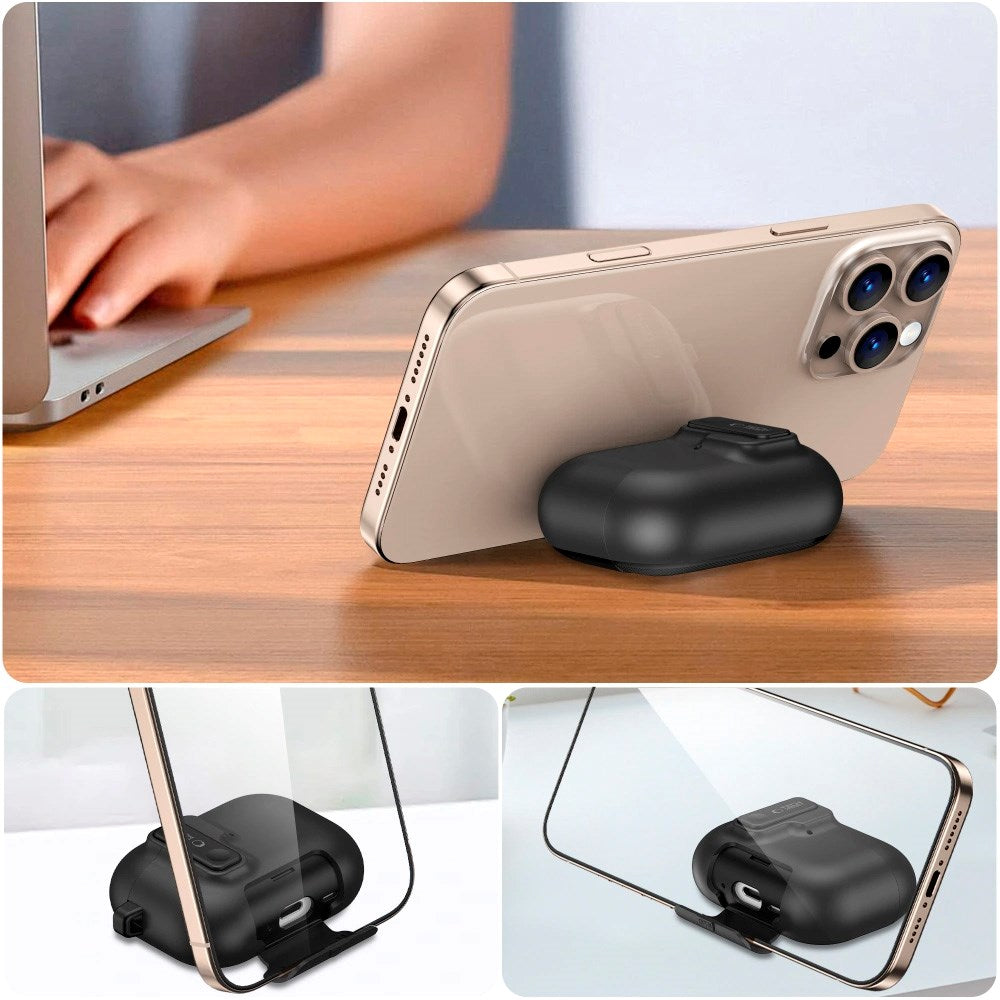 Apple AirPods Pro (3rd gen.) Tech-Protect Slim Hook Case - Black