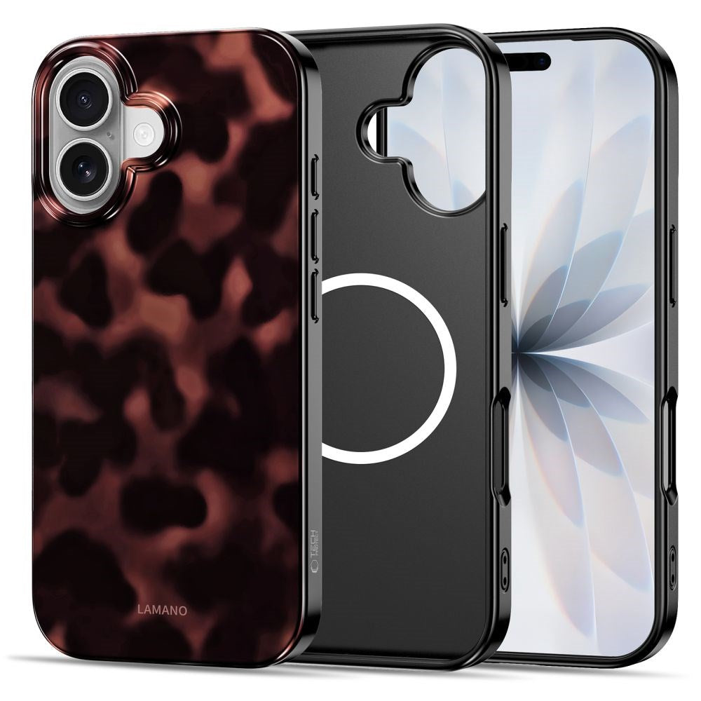 iPhone 16 Tech-Protect Lamano Case - MagSafe Compatible - Panther