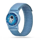 Tech-Protect Nylon - Apple Airtag Strap for Kids - Blue / Astronaut