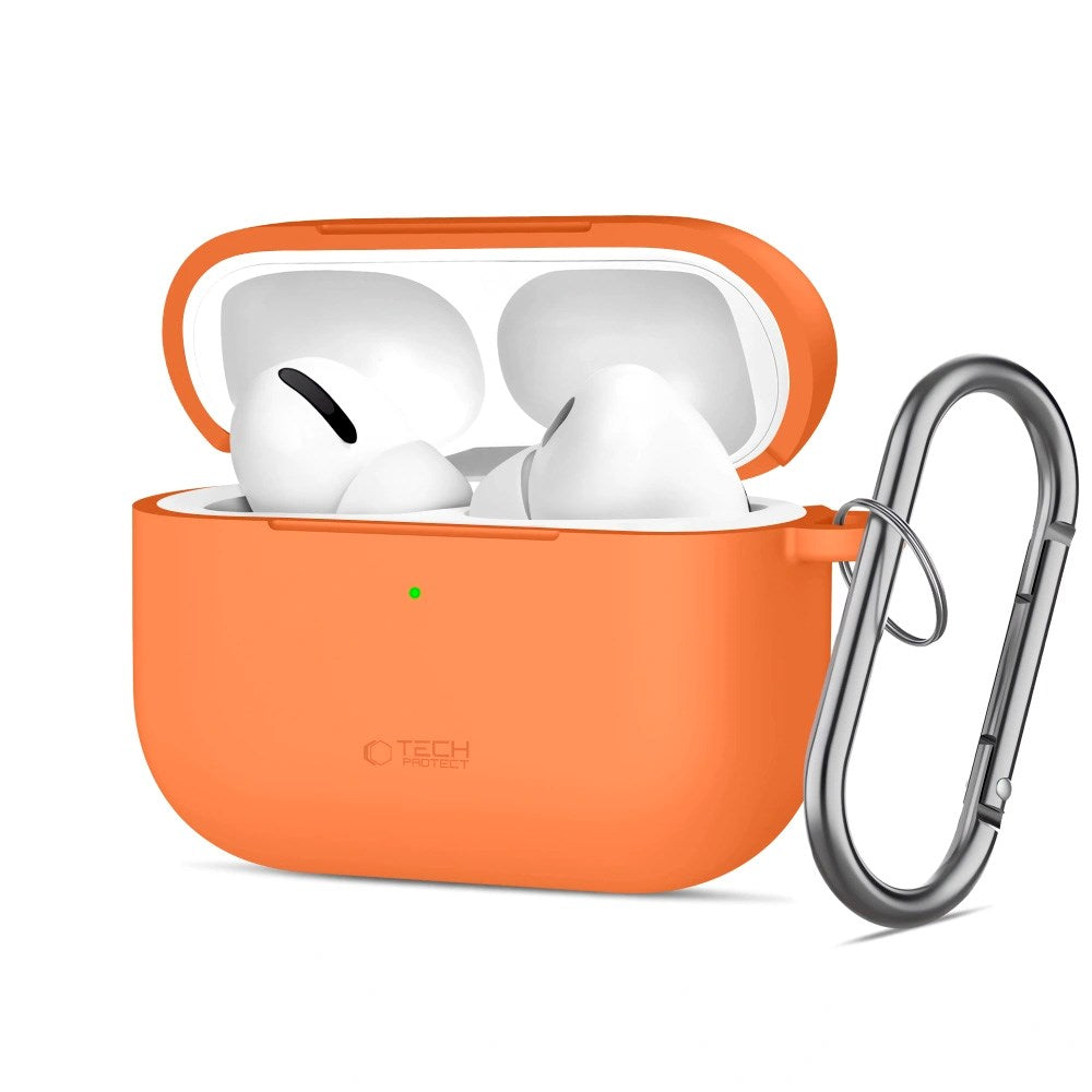 Apple AirPods Pro (3rd gen.) Tech-Protect Silicone Hook Case - Orange