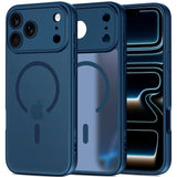 iPhone 17 Pro Tech-Protect BasicMag Hybrid Case - MagSafe Compatible - Matte Blue