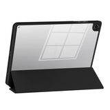 Samsung Galaxy Tab A11 / A9 Tech-Protect SC Pen Hybrid Flip Case w. Stylus Holder - Black / Transparent