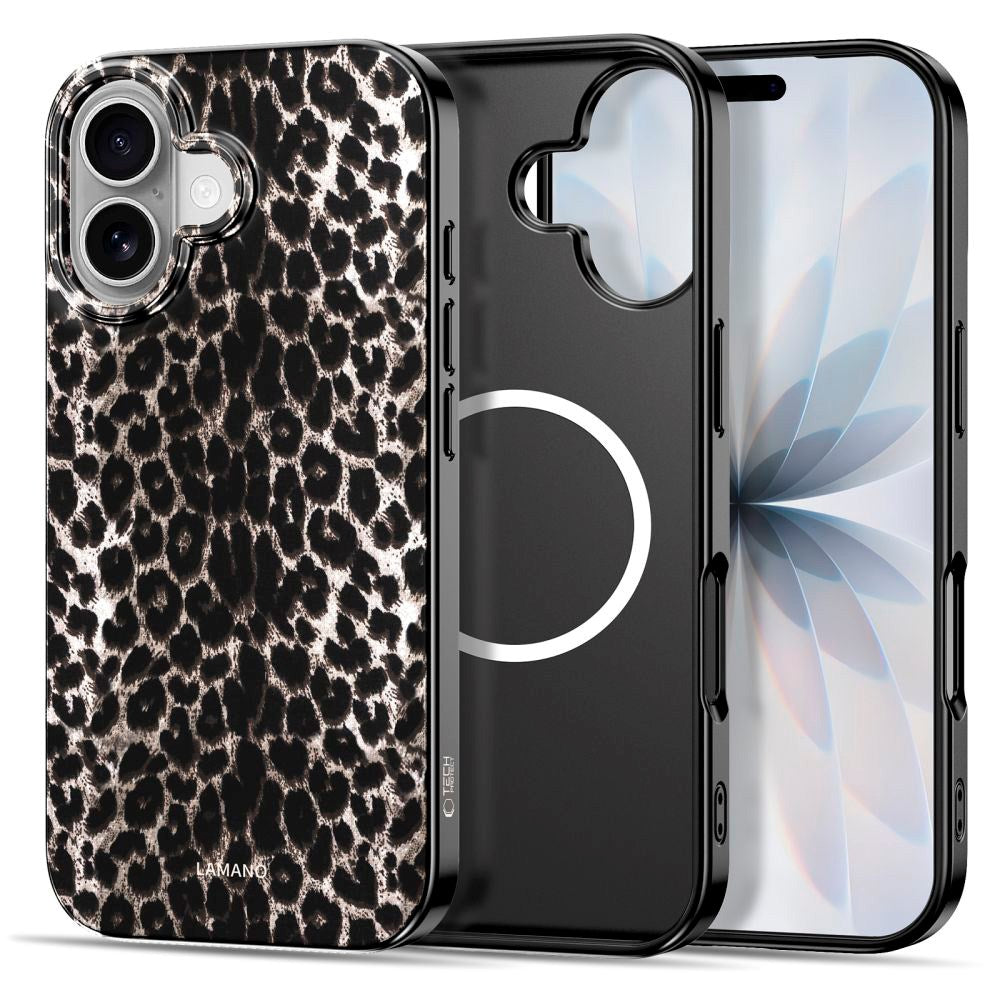 iPhone 17 Tech-Protect Lamano Case - MagSafe Compatible - Leopard