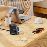 Tech-Protect 160W GaN Desktop Charger with 2 x USB-A & 4 x USB-C – Black