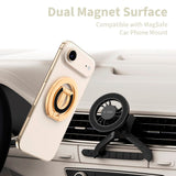 Tech-Protect Lamano Magnetic Ring Holder for Phone – MagSafe Compatible – Gold