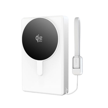 Tech-Protect PB40 LifeMag 25W PowerBank 10.000mAh - MagSafe / Qi2 Compatible - White