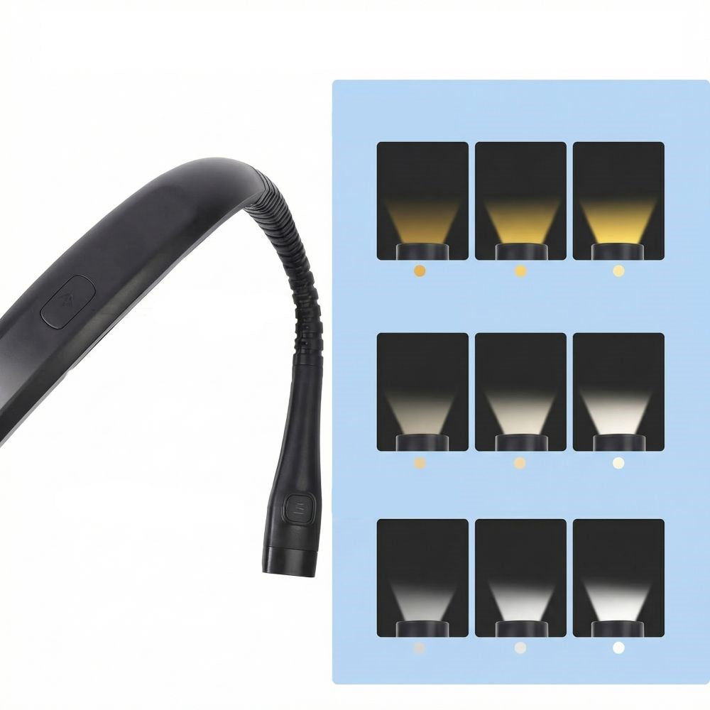 Neck Reading Lamp Tech-Protect LL200 - Black