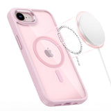 iPhone 17e / 16e Tech-Protect MagMat Case - MagSafe Compatible - Transparent / Pink