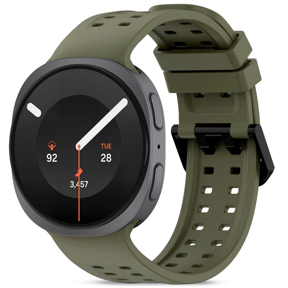 Samsung Galaxy Watch 8 / 9 / Classic (40 / 44 / 46mm) Tech-Protect Silicone Air Watch Band - Green