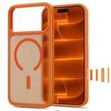 iPhone 18 Pro Max / 17 Pro Max Tech-Protect MagMat Case - MagSafe Compatible - Matte Orange