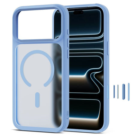 iPhone 18 Pro Max / 17 Pro Max Tech-Protect MagMat Case - MagSafe Compatible - Matte Light Blue