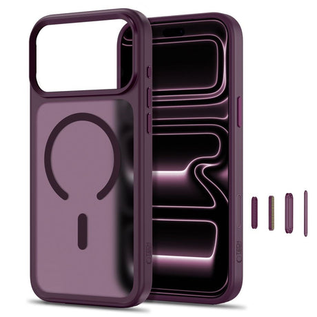 iPhone 18 Pro / 17 Pro Tech-Protect MagMat Case - MagSafe Compatible - Matte Red