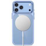 iPhone 18 Pro / 17 Pro Tech-Protect MagMat Case - MagSafe Compatible - Transparent / Light Blue