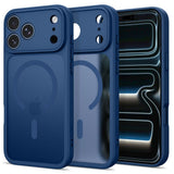 iPhone 17 Pro Max / 18 Pro Max Tech-Protect BasicMag Hybrid Case - MagSafe Compatible - Matte Dark Blue