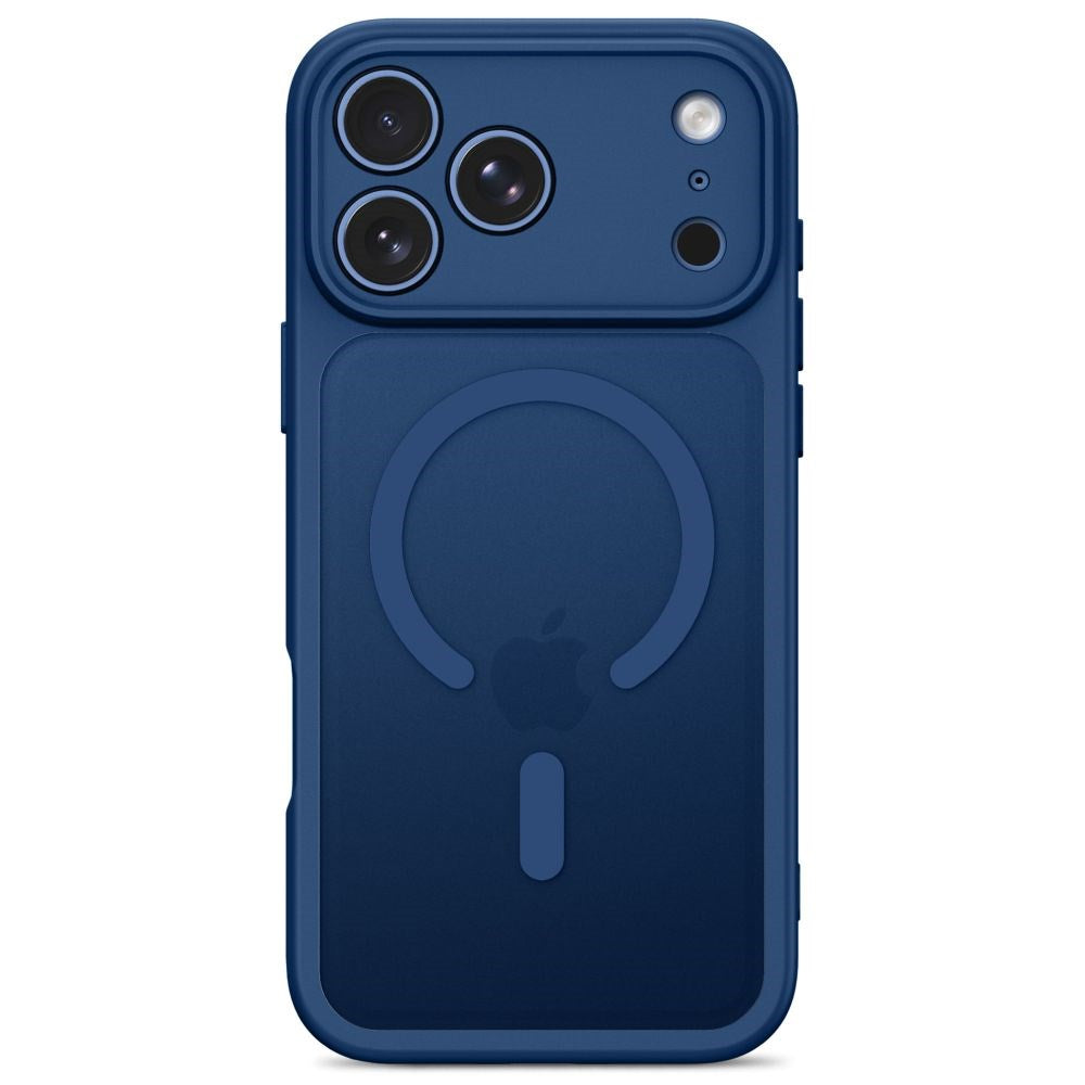 iPhone 17 Pro Max / 18 Pro Max Tech-Protect BasicMag Hybrid Case - MagSafe Compatible - Matte Dark Blue