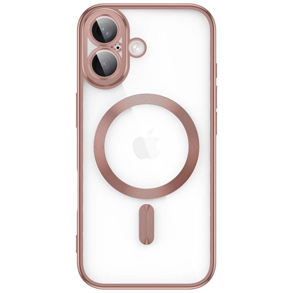 iPhone 17 Tech-Protect MagFlex Case - MagSafe Compatible - Rose Gold / Transparent