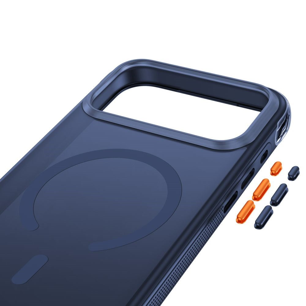 iPhone 18 Pro / 17 Pro Tech-Protect MagAir Case - MagSafe Compatible - Matte Blue