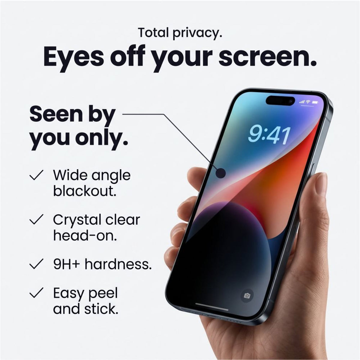 Samsung Galaxy S26 FE Tech-Protect Quick Set Spy+ Privacy Screen Protector - 2 pcs - Transparent