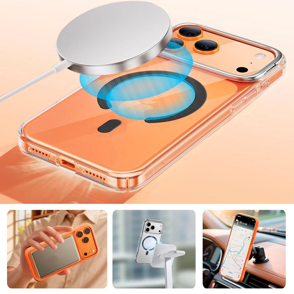 Tech-Protect Magnetic MagSafe Ring with Installation Frame – Black