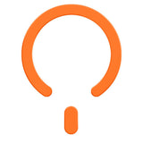 Tech-Protect Magnetic MagSafe Ring with Installation Frame – Orange