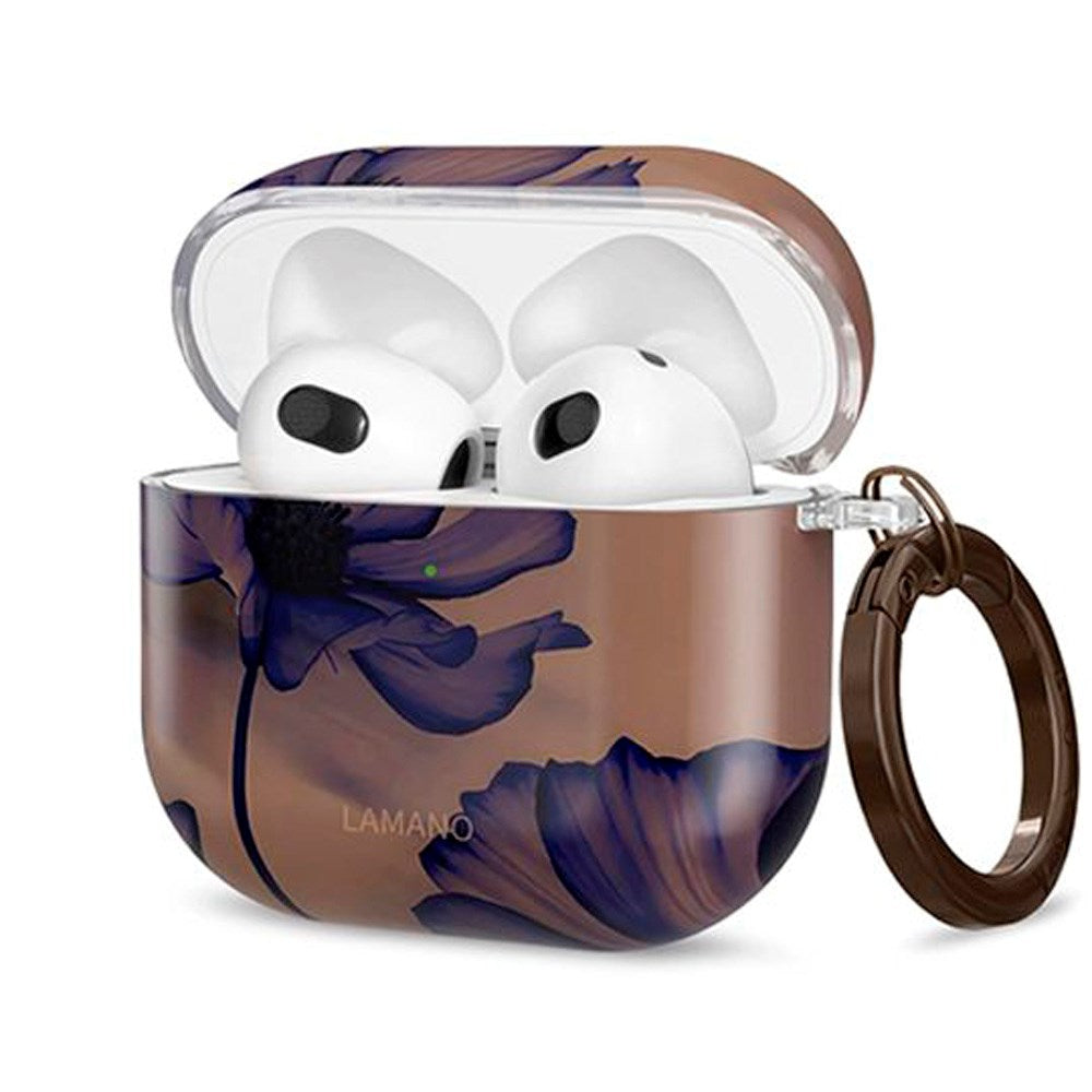 Apple AirPods (4. gen.) Tech-Protect Lamano Deksel with Keychain - Velvet Night