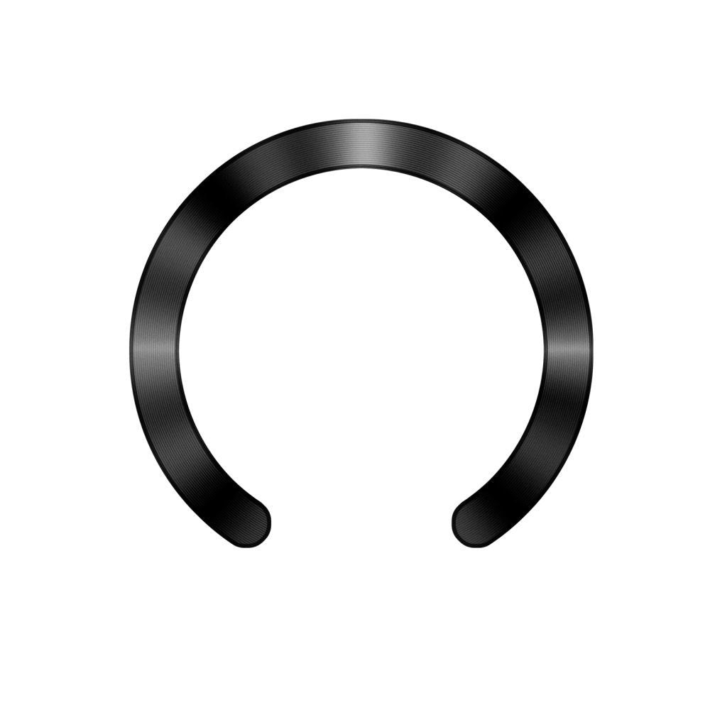 Tech-Protect MagSafe Compatible Magnetic Ring with Installation Frame - 2 pcs - Orange / Black