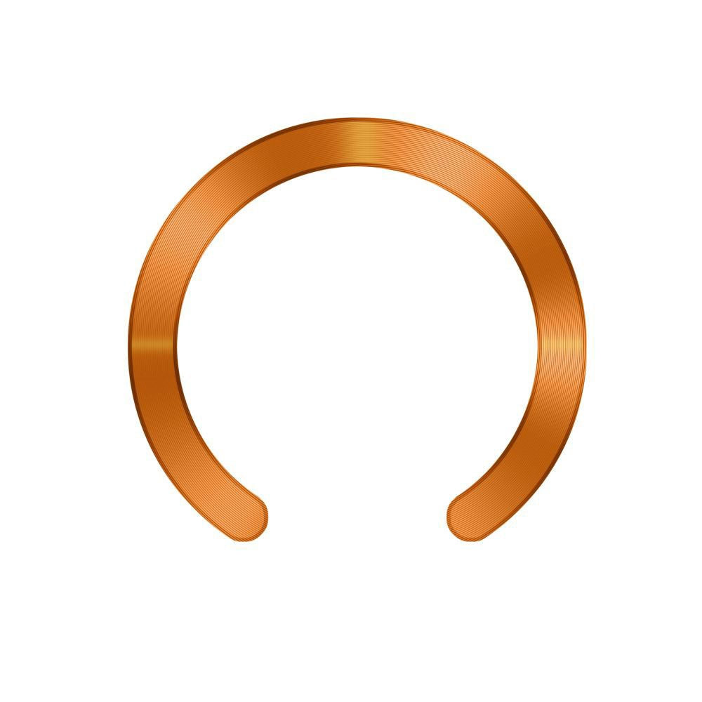 Tech-Protect MagSafe Compatible Magnetic Ring with Installation Frame - 2 pcs - Orange / Black